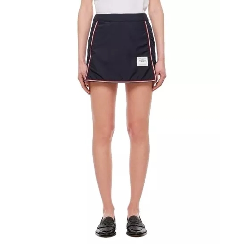 Thom Browne Synthetic A-Line Mini Skirt Blue 