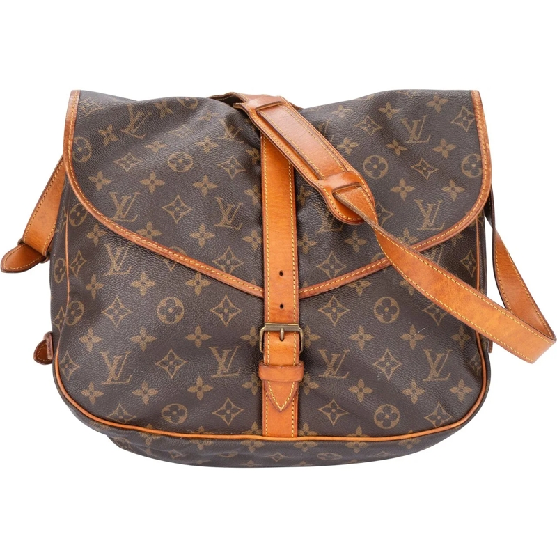 Louis Vuitton Tote Louis Vuitton Canvas Monogram Saumur 35 Crossbody  mehrfarbig