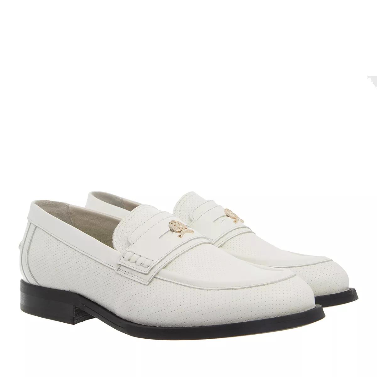 Tommy Hilfiger Loafer - Thc Erin 1A1 - Gr. 36 (EU) - in Weiß - für Damen - aus Leder & Synthetisches Material & Loch-Muster & Leder