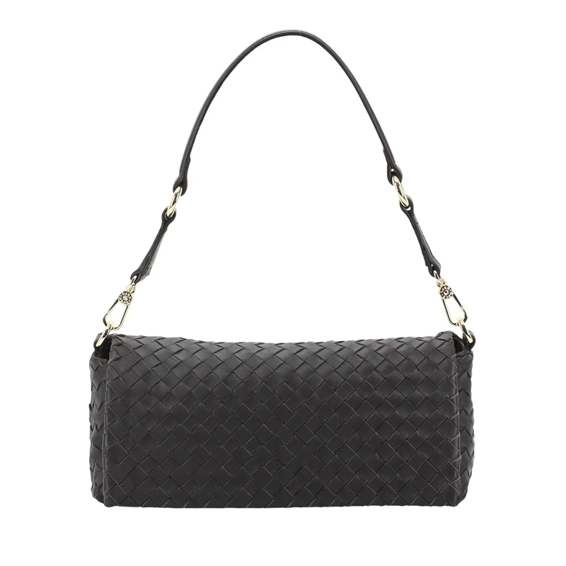 Abro Schultertasche Schultertasche MILA dunkel-braun