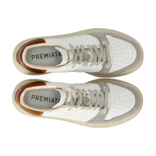 Premiata Low-Top Sneaker Quinn 7322 Sneaker With Calf Leather White (Image 10)