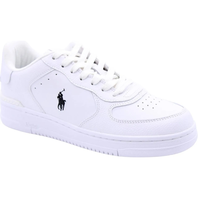 Polo Ralph Lauren Low-Top-Sneaker Masters Crt Sneakers Low Top Lace White/White/Black(Image 3)