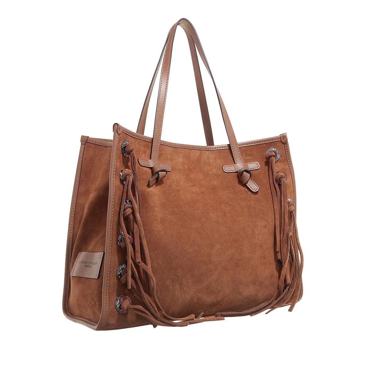 Gianni Chiarini Shoppers Marcella Tote Bag in cognac