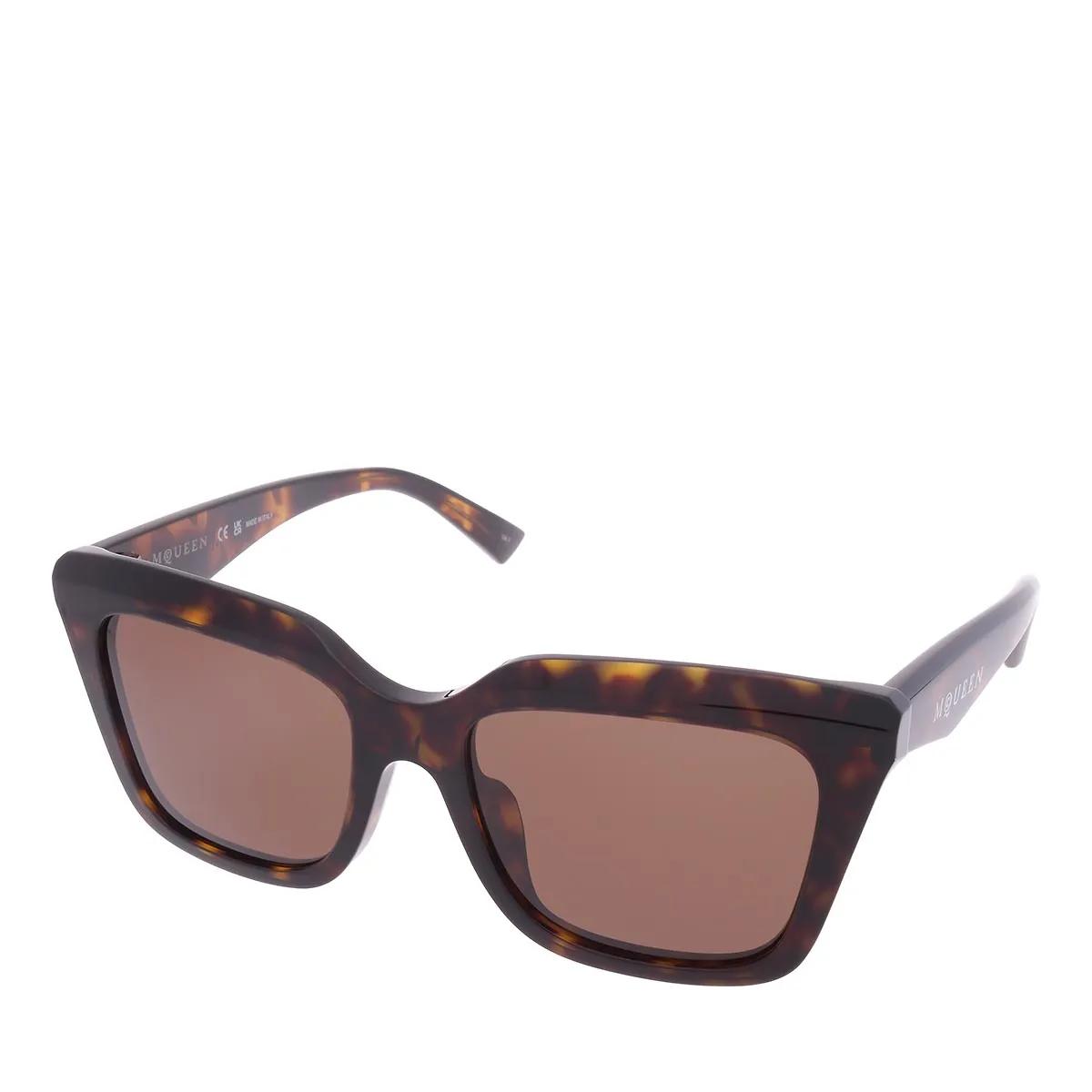 Alexander McQueen Sonnenbrille - AM0473SA-002 - Gr. unisize - in Braun - für Damen