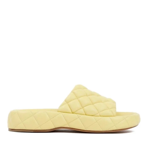 Bottega Veneta Sandale Lemonade Padded Leather Sandals Yellow