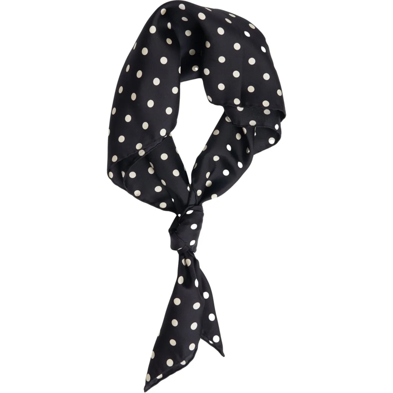 Moschino Écharpe en laine Printed foulard schwarz