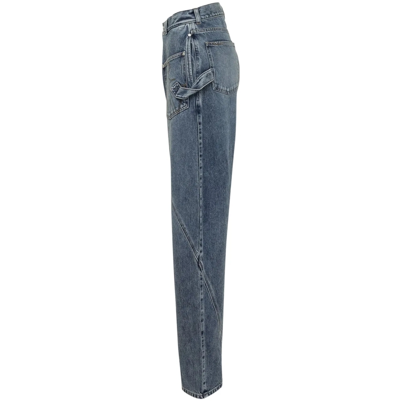 J.W.Anderson Jeans Boyfriend Jeans Workwear Twisted blau(Image 3)