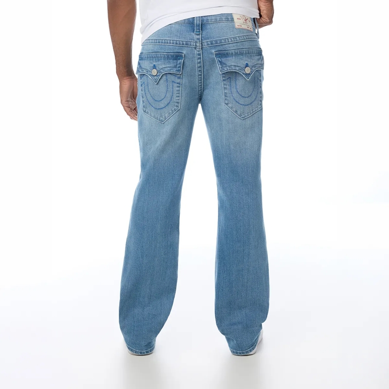 True Religion Bootcut-Jeans - Modell: Billy- Länge 34- Bootcut-Passform- Us blau(Image 4)