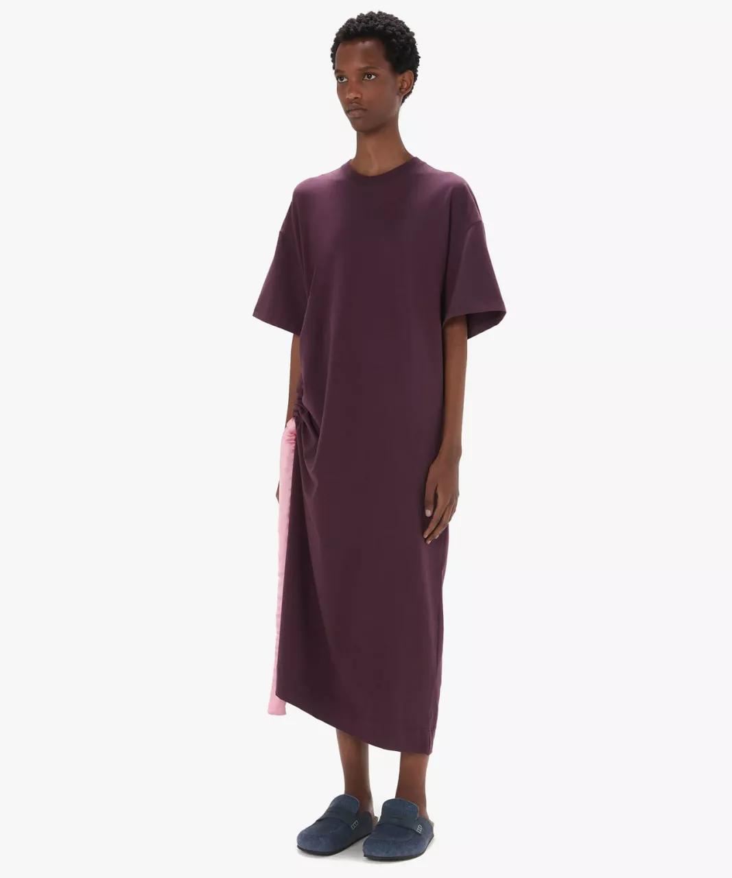 J.W.Anderson - JW ANDERSON T-Shirtkleid mit Satinband - Größe XS - multi