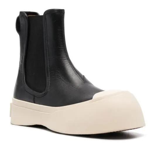 Marni Stiefel - Slip-On Ankle Boots - Gr. 37 (EU) - in Schwarz - für Damen