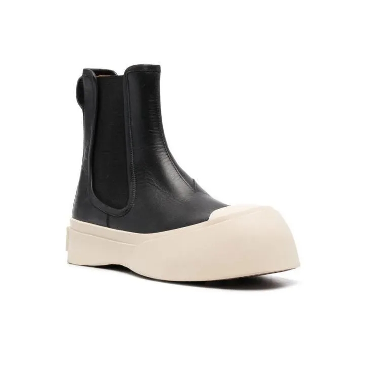 Marni Slip On Ankle Boots Black Botte