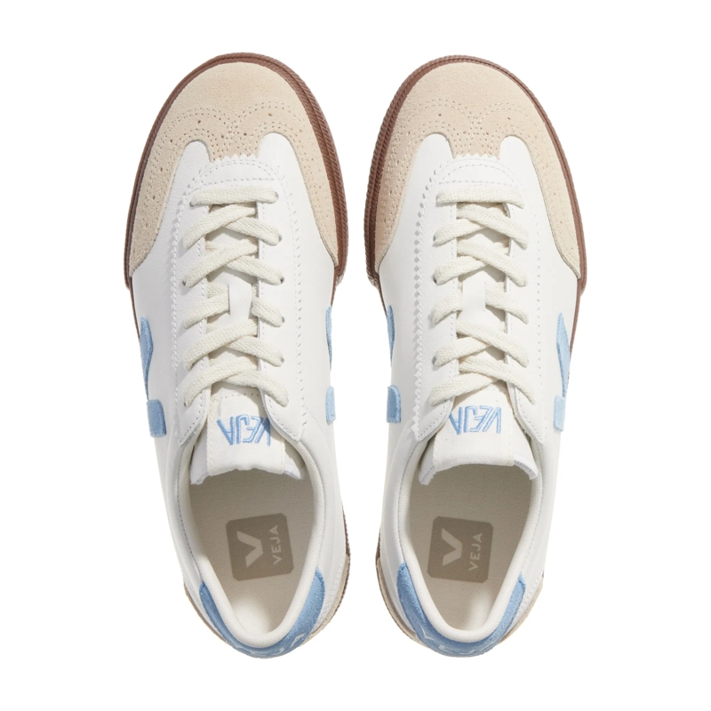 Veja Low-Top-Sneaker Volley White Aqua Bark(Image 6)