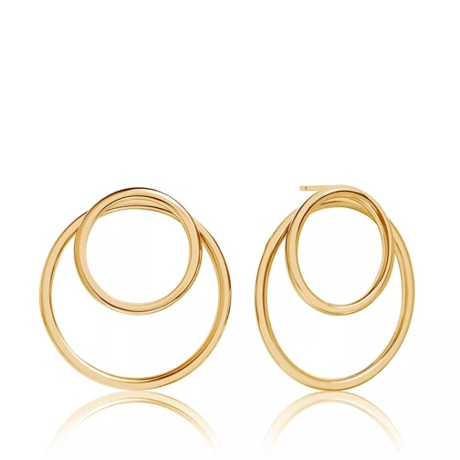 Sif Jakobs Jewellery Valenza Pianura Earrings 18K Gold Plated Orecchini a bottone