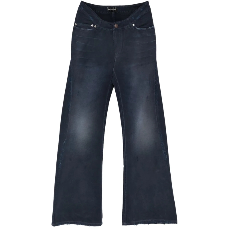 Balenciaga Jeans mit geradem Bein Jeans Blue blau
