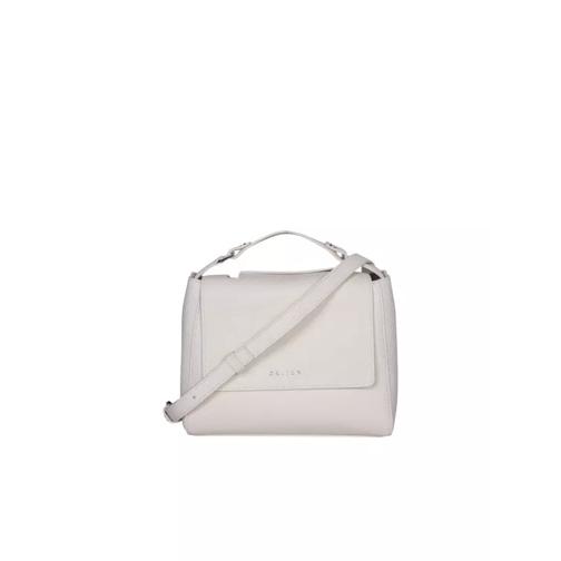 Orciani Leather Hanlde Bag White Cartable