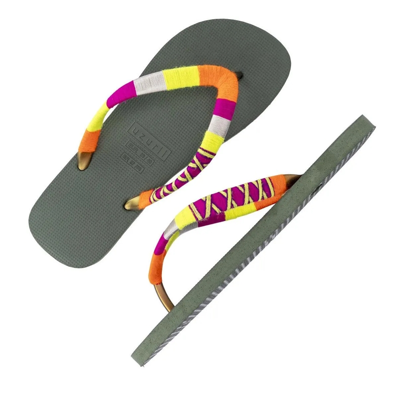 UZURII Flip Flops flip flop Indiana Bronze dunkel-grün(Image 4)