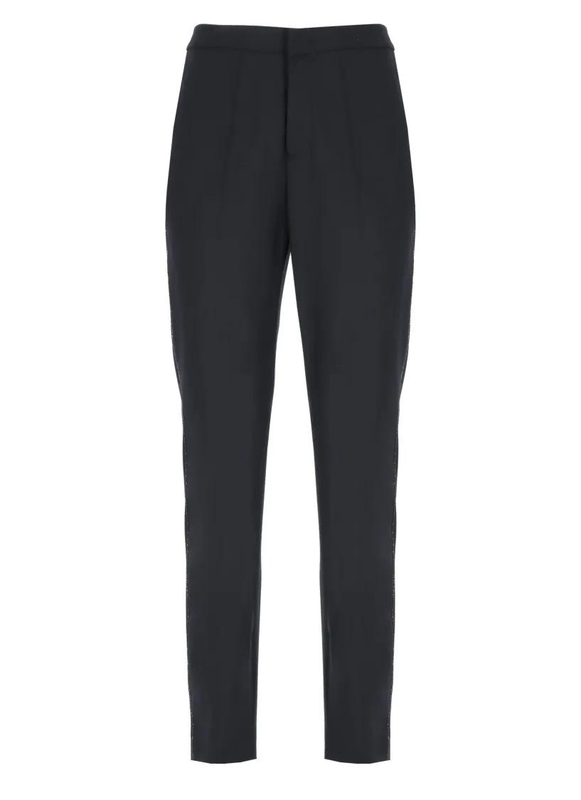 Fabiana Filippi - Blue Virgin Wool Trousers - Größe 44 - blau