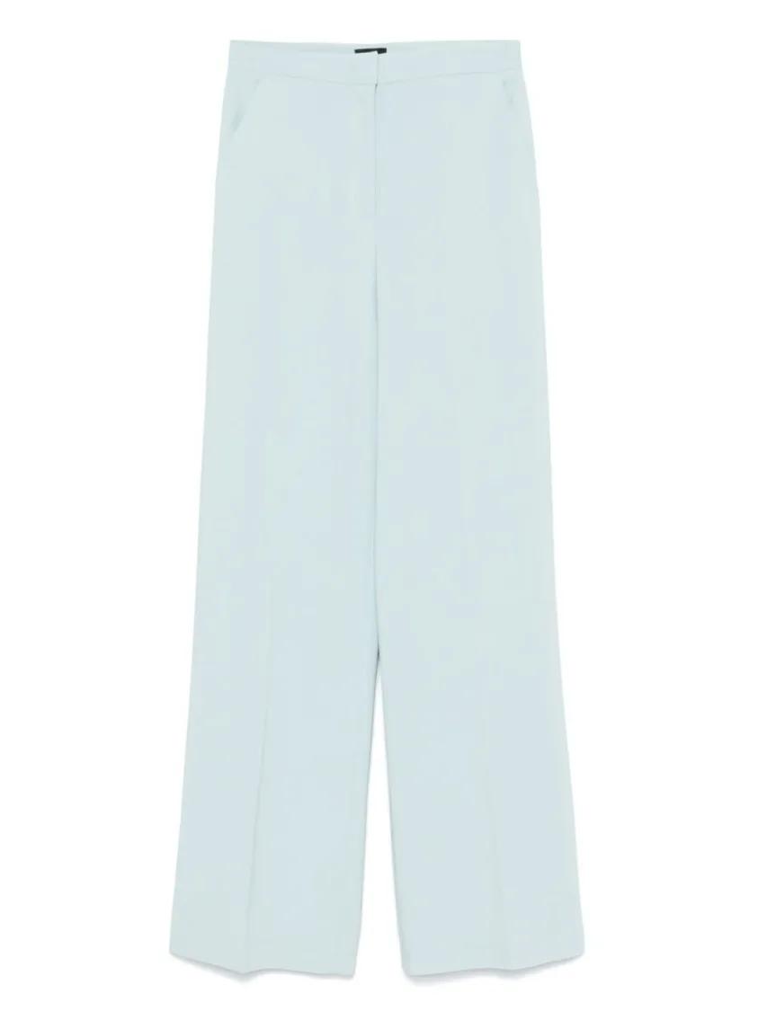 Thumbnail - Pinko - Light Blue Wide-Leg Trousers - Größe 42 - blau