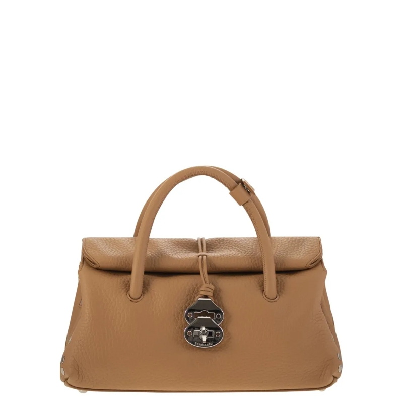 Zanellato Sac à bandoulière Dotta - Grained Leather Bag S Brown