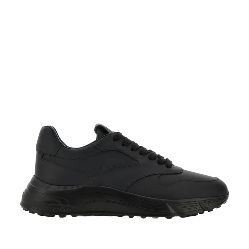 Hogan Lage-top sneaker Hyperlight + Timbr Black Calfskin Lace-Up Sneakers Black