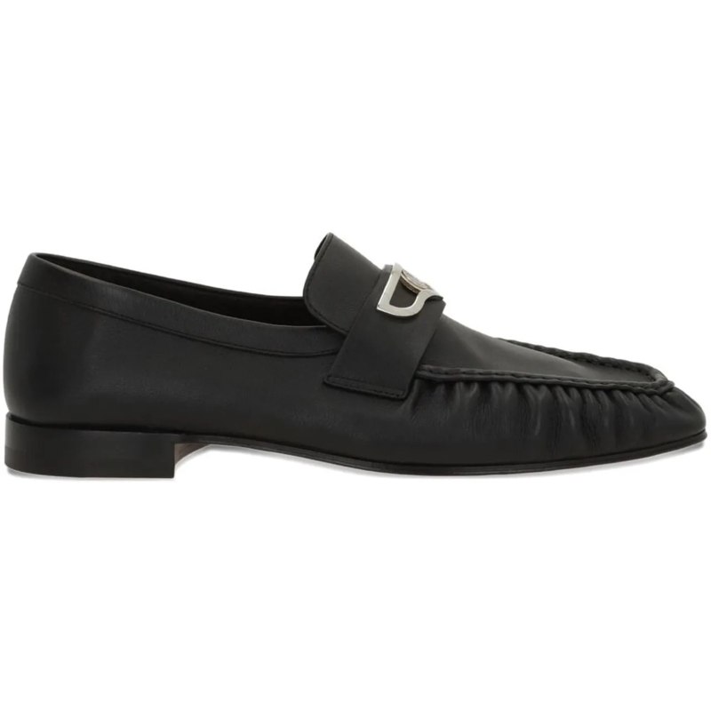 Christian Louboutin Loafer Flat Shoes Black schwarz