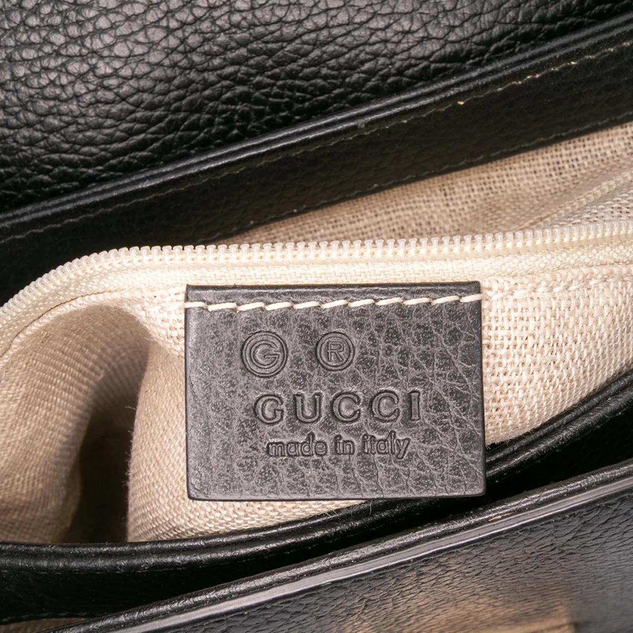 Thumbnail - Gucci Hobo Bags - Small Dollar Calf Interlocking G Satchel - Gr. unisize - in Schwarz - für Damen