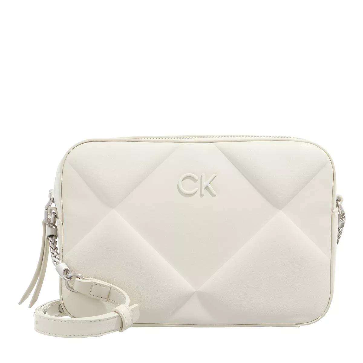 Calvin Klein ReLock Quilt Camera Bag Dk Ecru Marsupio per fotocamera