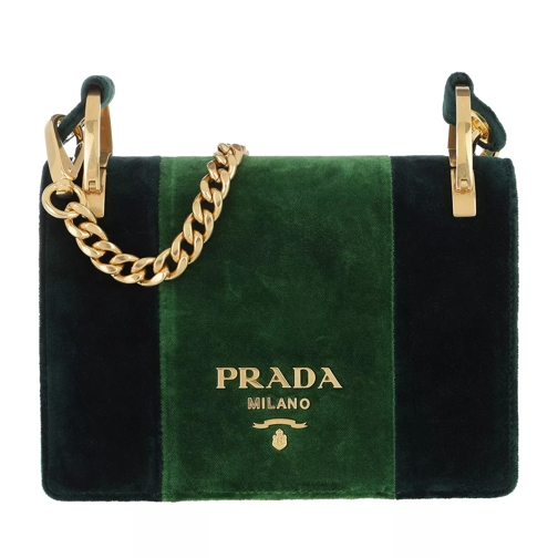 Prada Velvet Shoulder Bag Smeraldo+Alloro Crossbody Bag