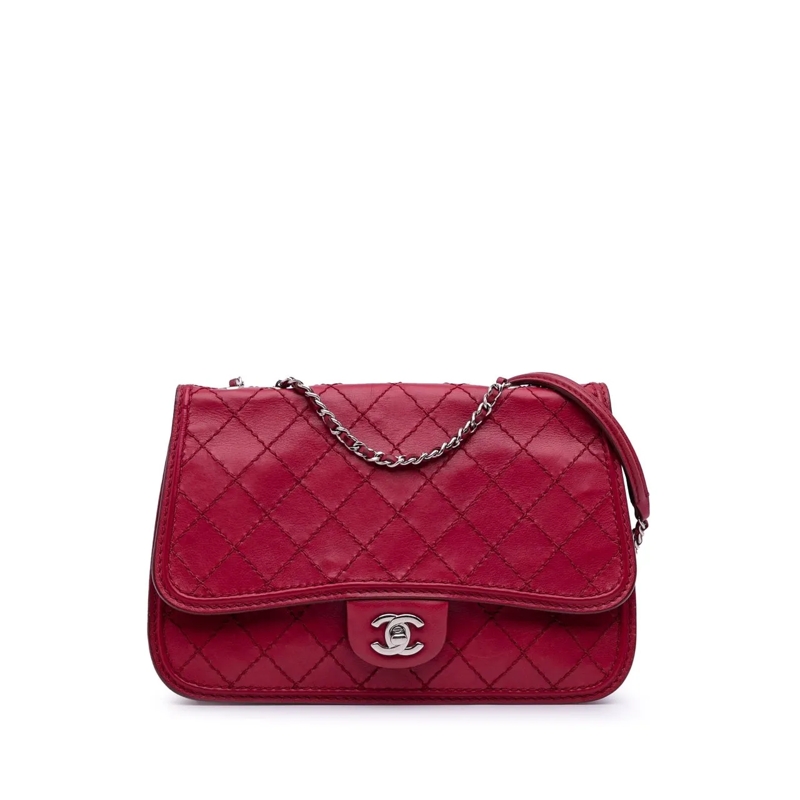 Chanel Sac à bandoulière Medium Stitched Calfskin Citizen Flap rot