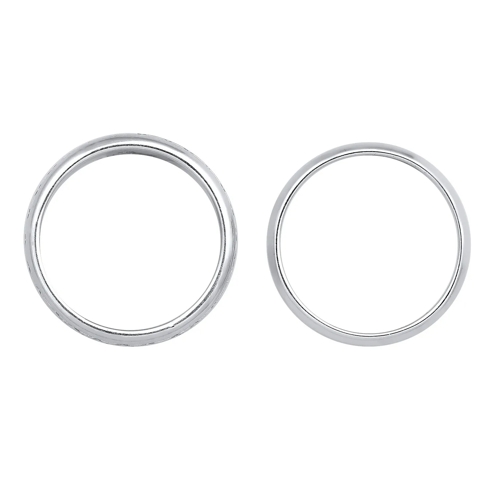 Kuzzoi Bandring Ring Herren Bandring Basic 2er Set 925 Silber silber (Image 7)