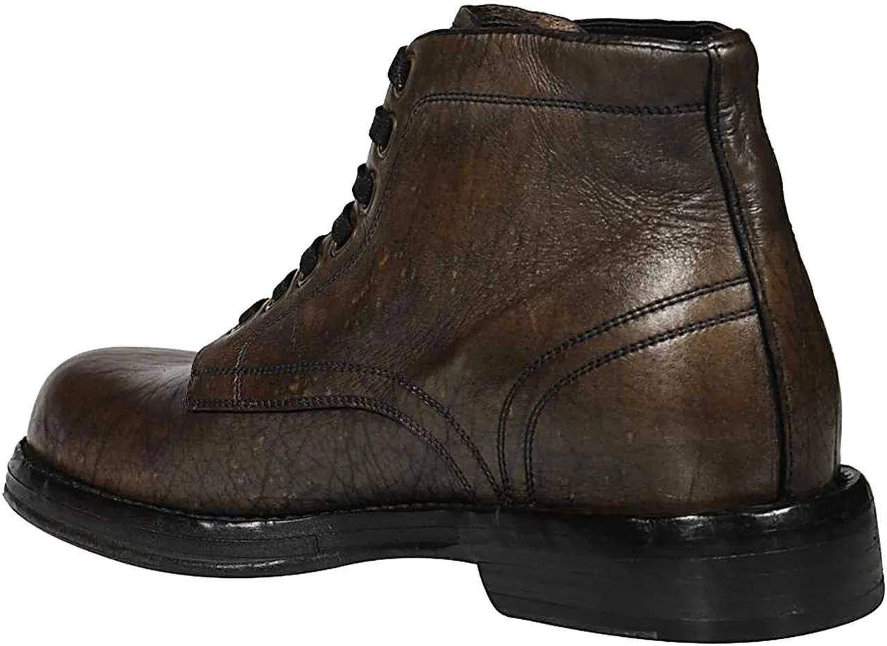 Thumbnail - Dolce&Gabbana Stiefel - Dolce & Gabbana Leather Boots - Gr. 41,5 (EU) - in Braun - für Damen