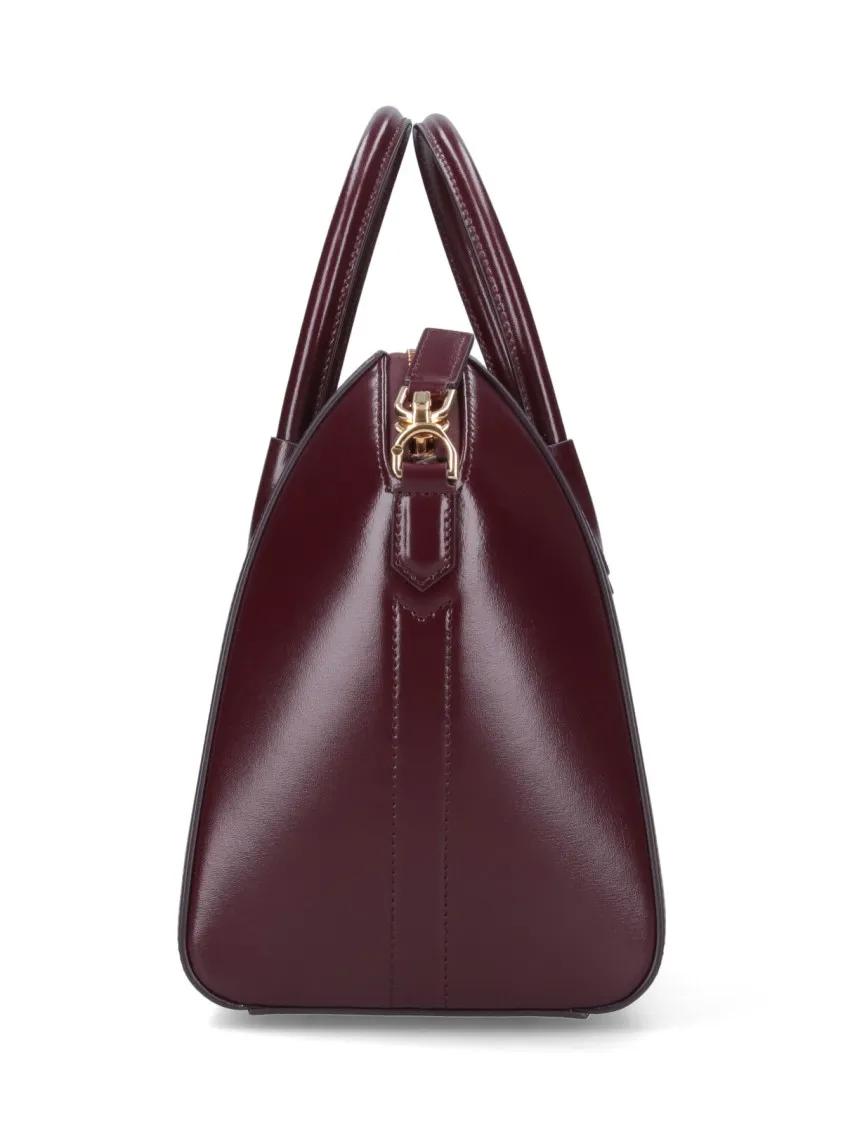 Givenchy Crossbody bags Antigona Small Structured Handbag In Bordeaux Calf in rood