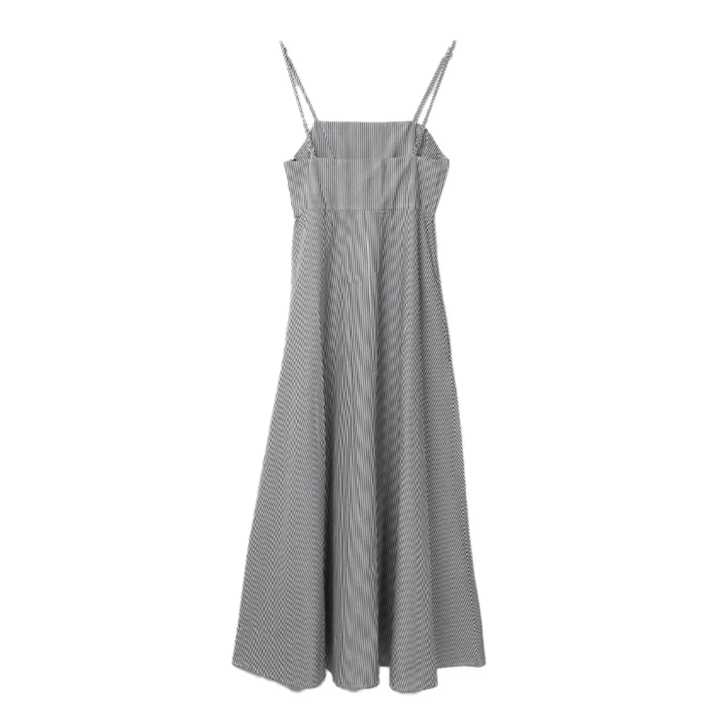 オールインワン・サロペット Officine Generale Candy Stripe Maxi Dress With Fitted Top Officine Generale Candy Stripe Dress With Fitted Top | THE LIST