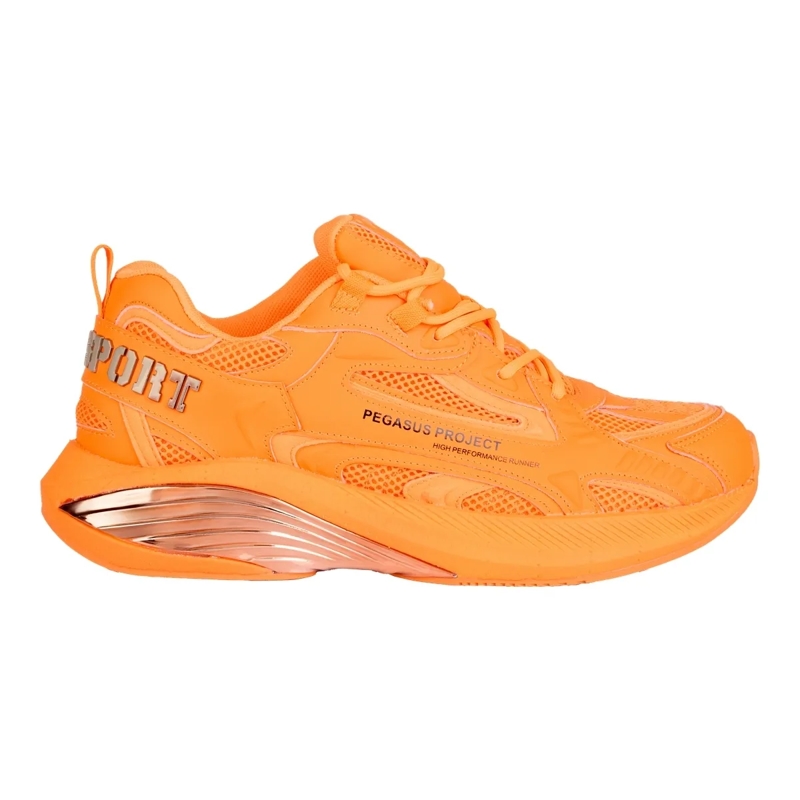 Plein Sport Low-Top-Sneaker Sneakers Pegasus Project orange