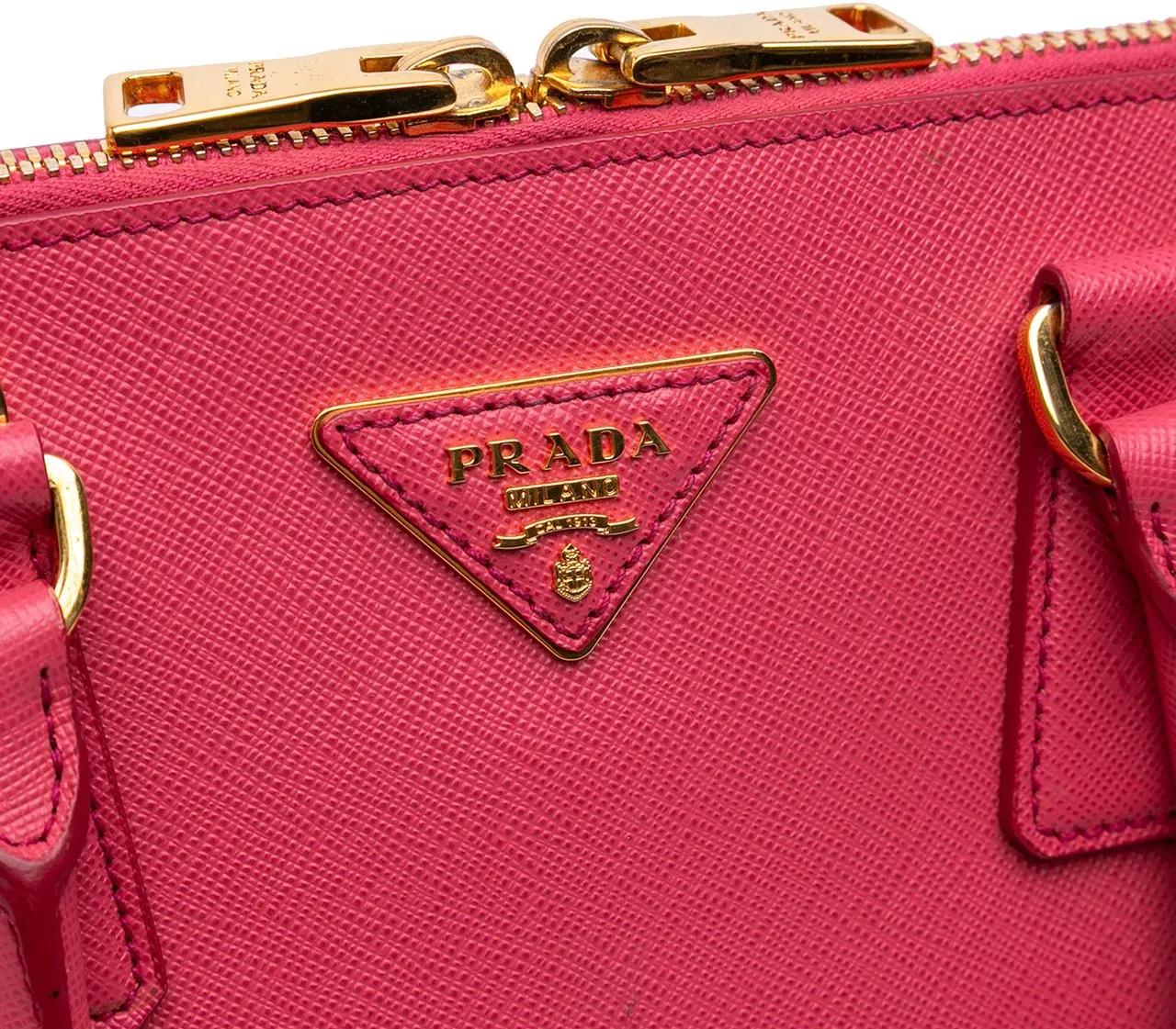 Thumbnail - Prada Hobo Bags - Medium Saffiano Lux Promenade Satchel - Gr. unisize - in Rosa - für Damen