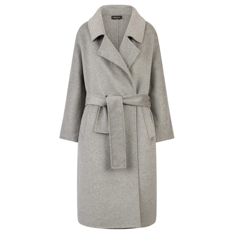 Apart  Wollmantel grau
