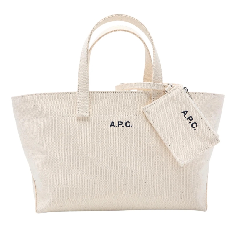 A.P.C. Tote Le Drummer Toile Small Aad Ecru