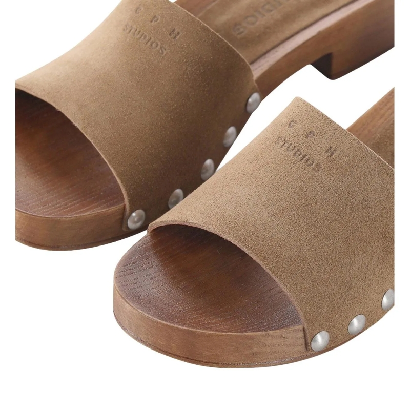 Copenhagen Schnürschuhe Clogs CPH798 aus Veloursleder braun(Image 3)