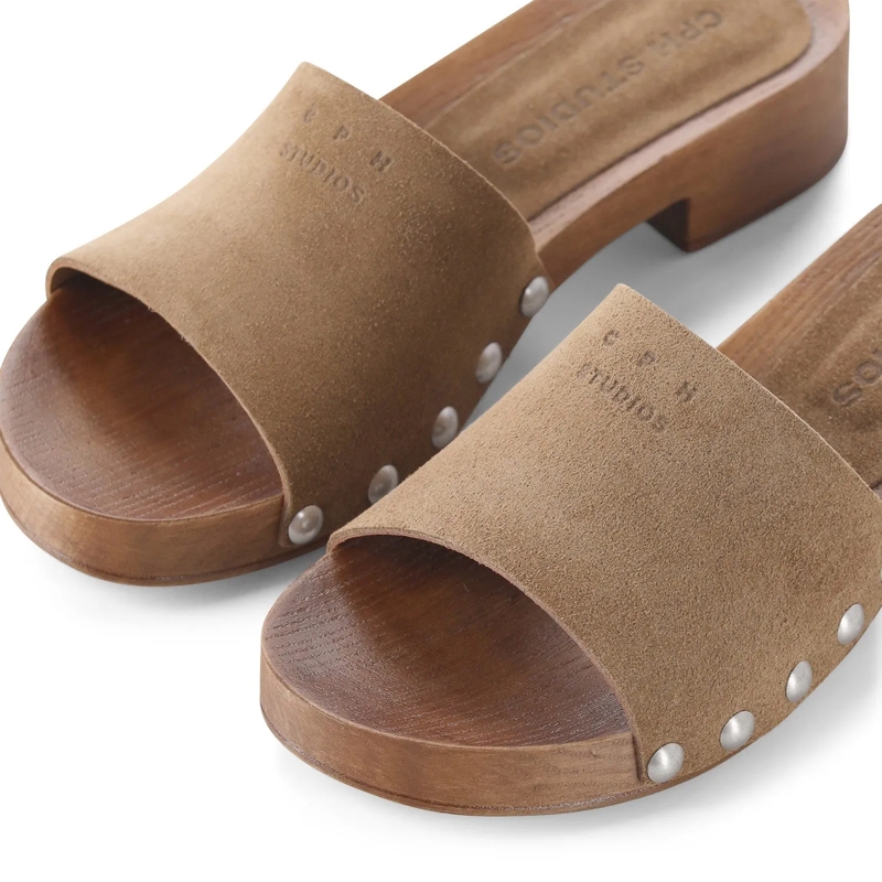 Copenhagen Schnürschuhe Clogs CPH798 aus Veloursleder braun(Image 4)