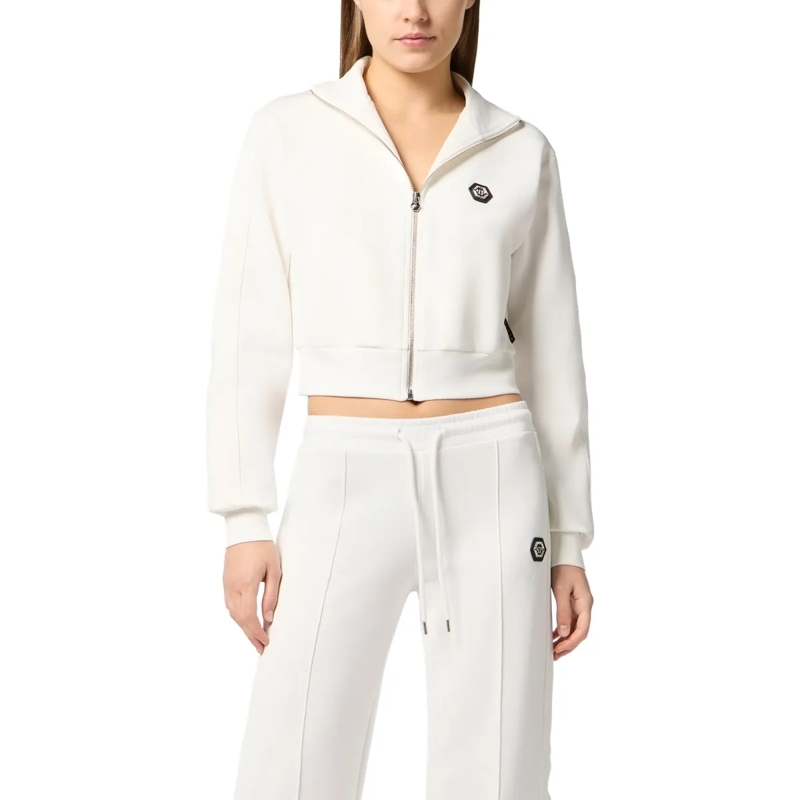 Philipp Plein Daunenjacke Jogging-Jacke Fatale weiss(Image 3)