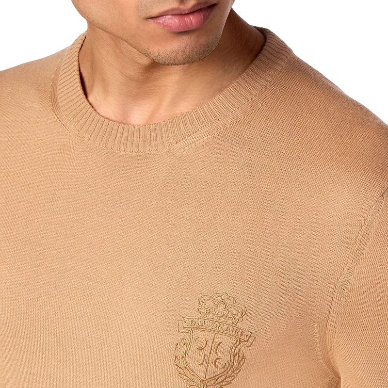 BILLIONAIRE  Rundhalspullover beige(Image 4)