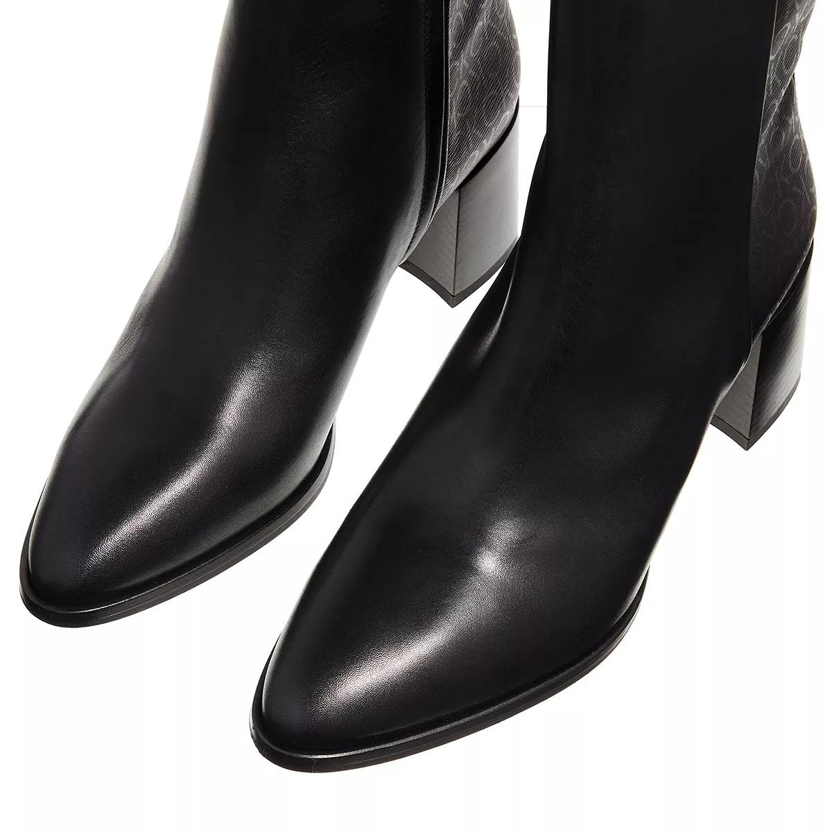 Almond Ankle Boot 55 Epi Mn Mx Ck Black Stiefelette