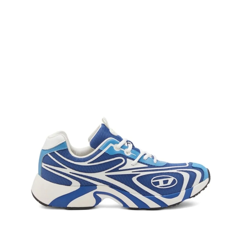 Diesel Low-Top-Sneaker Low-Top Sneakers With Dynamic Blue Blue