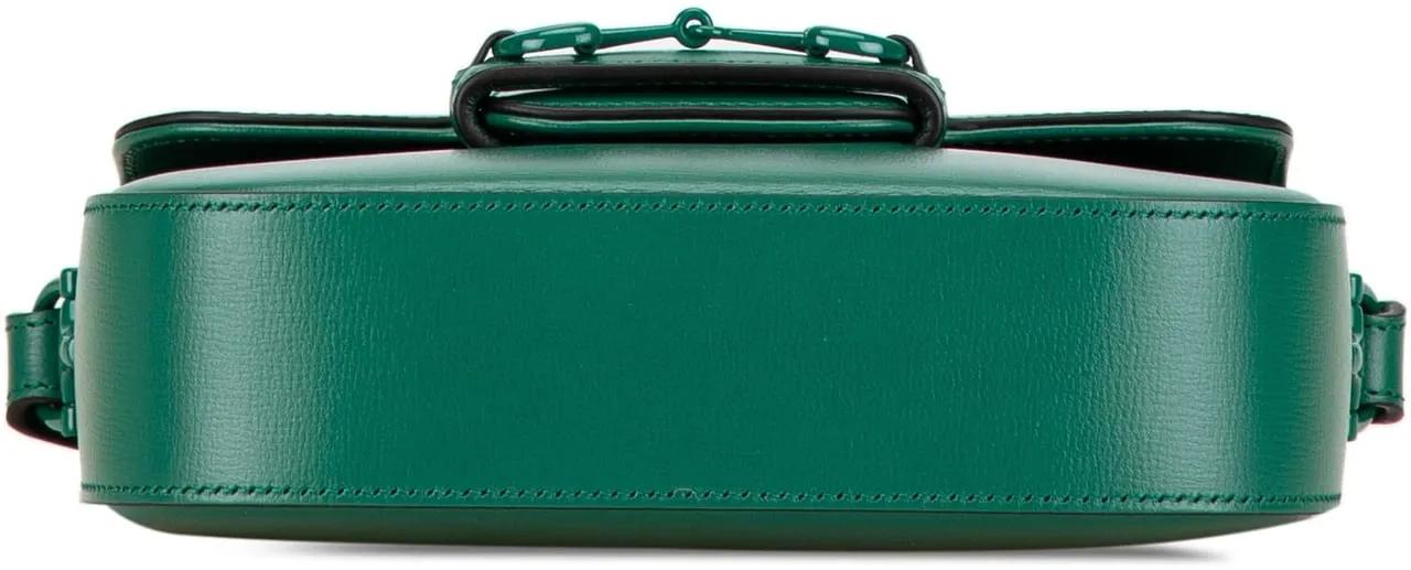 Gucci Shoppers Mini Horsebit 1955 Crossbody in groen
