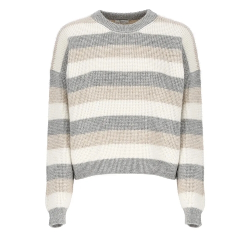 Peserico Trui Striped Sweater Multicolor