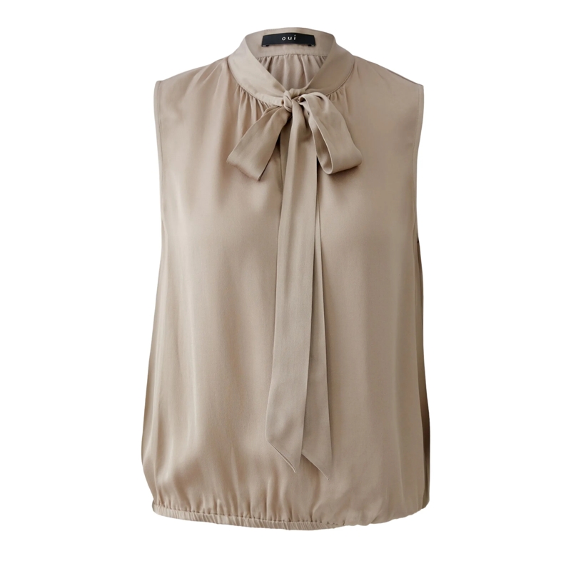 Oui Bluse Bluse taupe