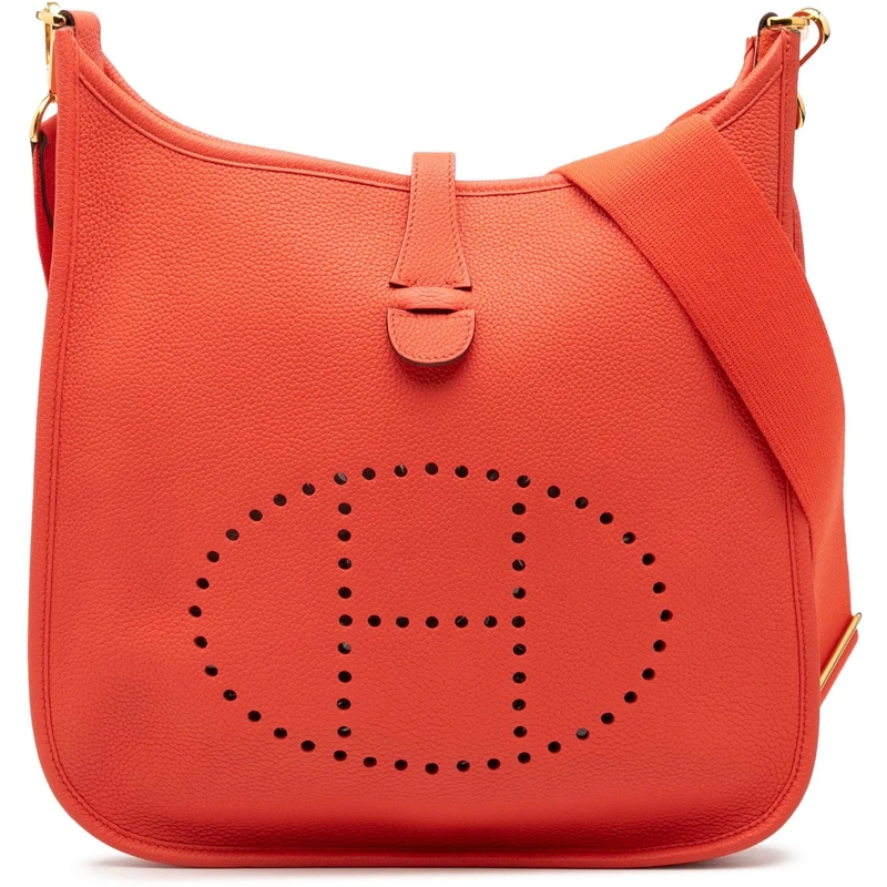 Hermès Schultertasche Clemence Evelyne III 29 orange