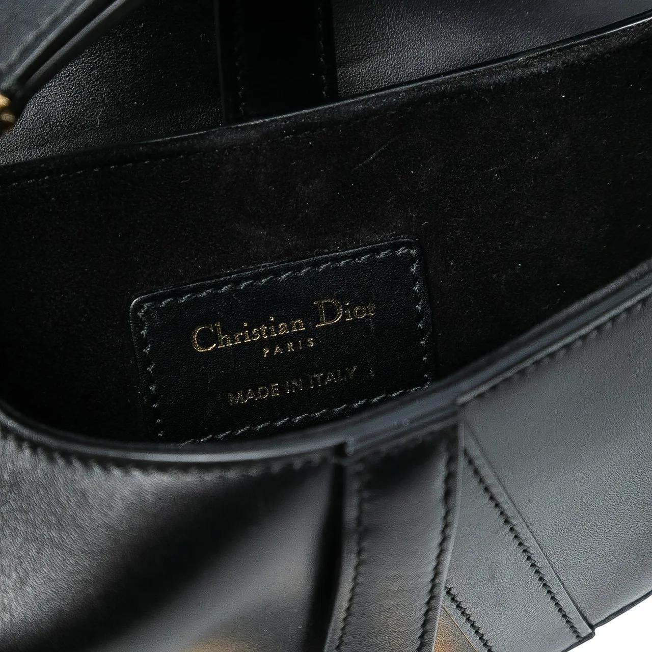 Thumbnail - Christian Dior Hobo Bags - Mini Smooth Calfskin Saddle Bag - Gr. unisize - in Schwarz - für Damen