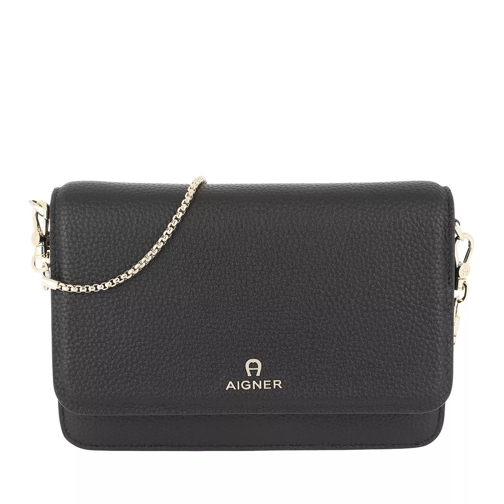AIGNER Wallet on chain Black Wallet On A Chain
