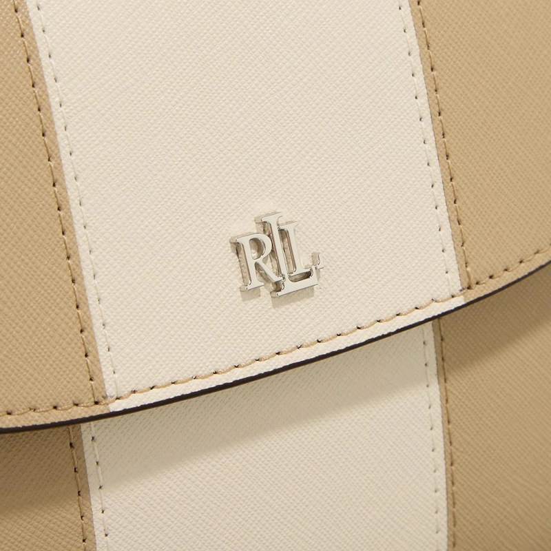Lauren Ralph Lauren Schultertasche Schylar-Shoulder Bag-Medium Birch Tan/Soft White(Image 5)